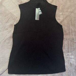 Dana Buchman Black Sleeveless Top